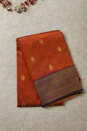 Soft Silk Saree – Golden Butta Work