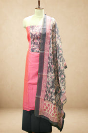 Sequin Mirror Silk Churidar Material