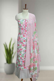 Cotton Churidar Material – Sequins with Cut Bead Work