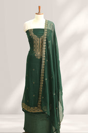 Golden Aura Georgette Churidar Material