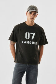Hog & Fog Off-Shoulder Five Sleeve T-Shirt Print Design