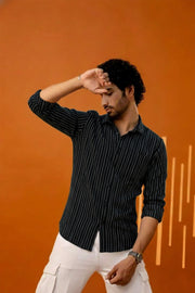 Harbour Lines Menβs Cotton Regular Fit Casual Shirt