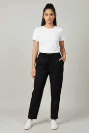 Cigarette Pant – Plain with Lace