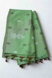 Poly Cotton Saree โ Body Print Work