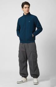 Menโs Jacket โ Zip Type Plain