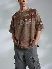 HOG & FOG Drop Shoulder Five Sleeve T-Shirt