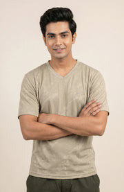 Lesparo V Neck T-Shirt – Plain