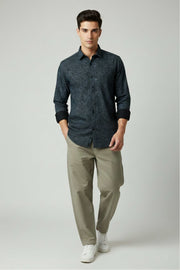 Classic Printed Cotton Men’s Shirt
