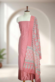 Silk Churidar Material Butta Work