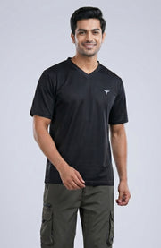 Lesparo V Neck T-Shirt – Plain