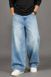 Fireboat Wide-Leg Shaded Men’s Baggy Jeans