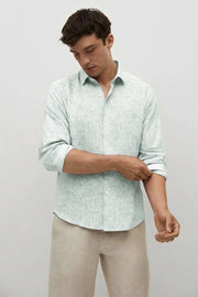 Classic Printed Cotton Men’s Shirt