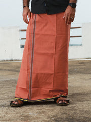 Men's Cotton Colour Dhothi(Plain) - 239/-