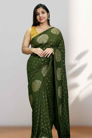 Fancy Saree-Stylish Butta Work