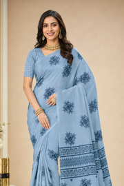 Classic Self Design Silk Saree