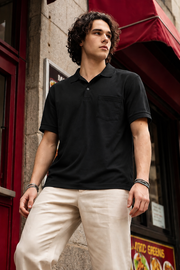 Rosy Rain Classic Pocket Polo T-Shirt