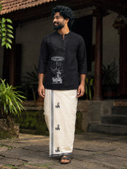 Paul Berg Traditional Kurta Dhothi Set