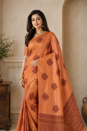 Classic Self Design Silk Saree