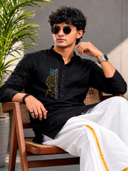 Paul Berg Short Kurta β Lord Krishna Stone Work