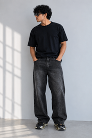 Shaded Wide Leg Men’s Baggy Jeans