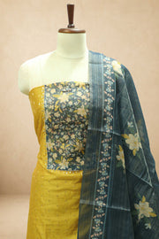 Sequin Mirror Silk Churidar Material