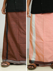 Men's Cotton Colour Dhothi (COMBO OFFER) - 298/-