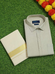 Classic Shirt & Dhothi Set - Just ₹943! 👔👖