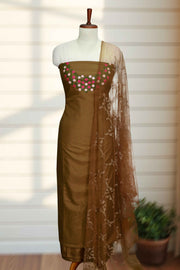 Churidar Material-Coco Embroidery