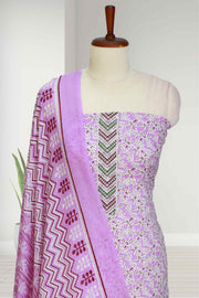 Cotton Churidar Material – Elegant Floral Charm