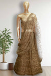 Wedding Lacha – Net with Stone & Thread Work