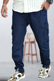 Denim Men Cargo Pant