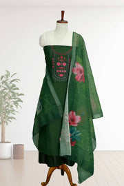 Elegant Silk Churidar Set – Graceful and Timeless