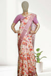 Elegant Floral Georgette Saree