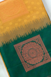 Palla Silk Saree with Golden Body & Emboss Work