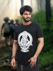 Swami Saranam Ayyappa Men’s Printed Black T-Shirt - ₹199