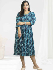 Comfortable & Stylish Feeding Kurti – Printed Elegance for Moms