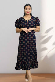 Cotton Night Dress – Free Size