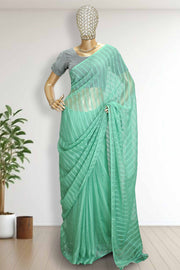 Fancy Chiffon Saree with Stone Work