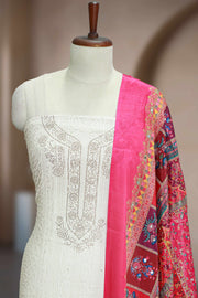 Elegant Grace – Georgette Churidar Material