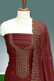 Elegant Georgette Churidar Material
