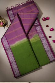 Contrast Zari Kalyani Cotton Saree