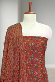Cotton Churidar Material-Kalamkari Print