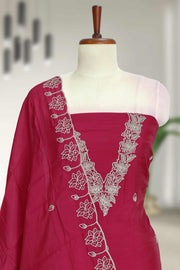 Silk Churidar Material-Embroidery Thread