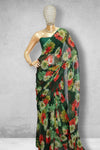 Georgette Saree – Floral Print
