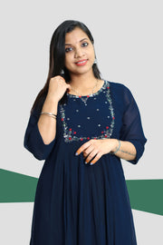 Elegant Flared Georgette Top