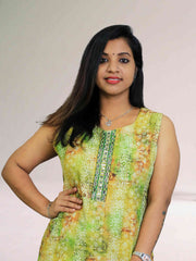 Digital Printed Chiffon Kurti