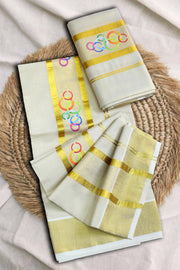Tissue Digital Print Set Mundu
