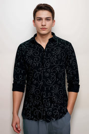 Printed Full Sleeve Cotton Casual Shirt