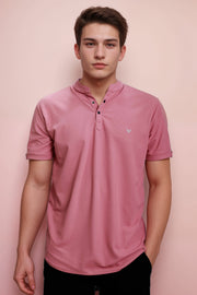 HOG & FOG Chinese Collar T-Shirt