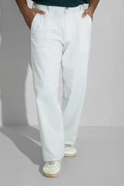 Linen Slub Baggy Pant